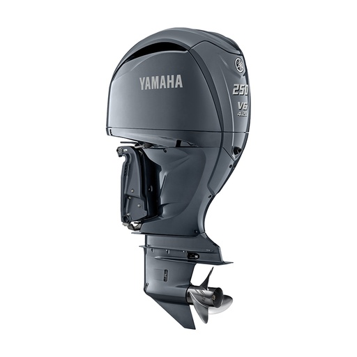 [F250PETX] 250 Hp 4 Tiempos Gris Pata 25" (sin Rigging ni Propela)
